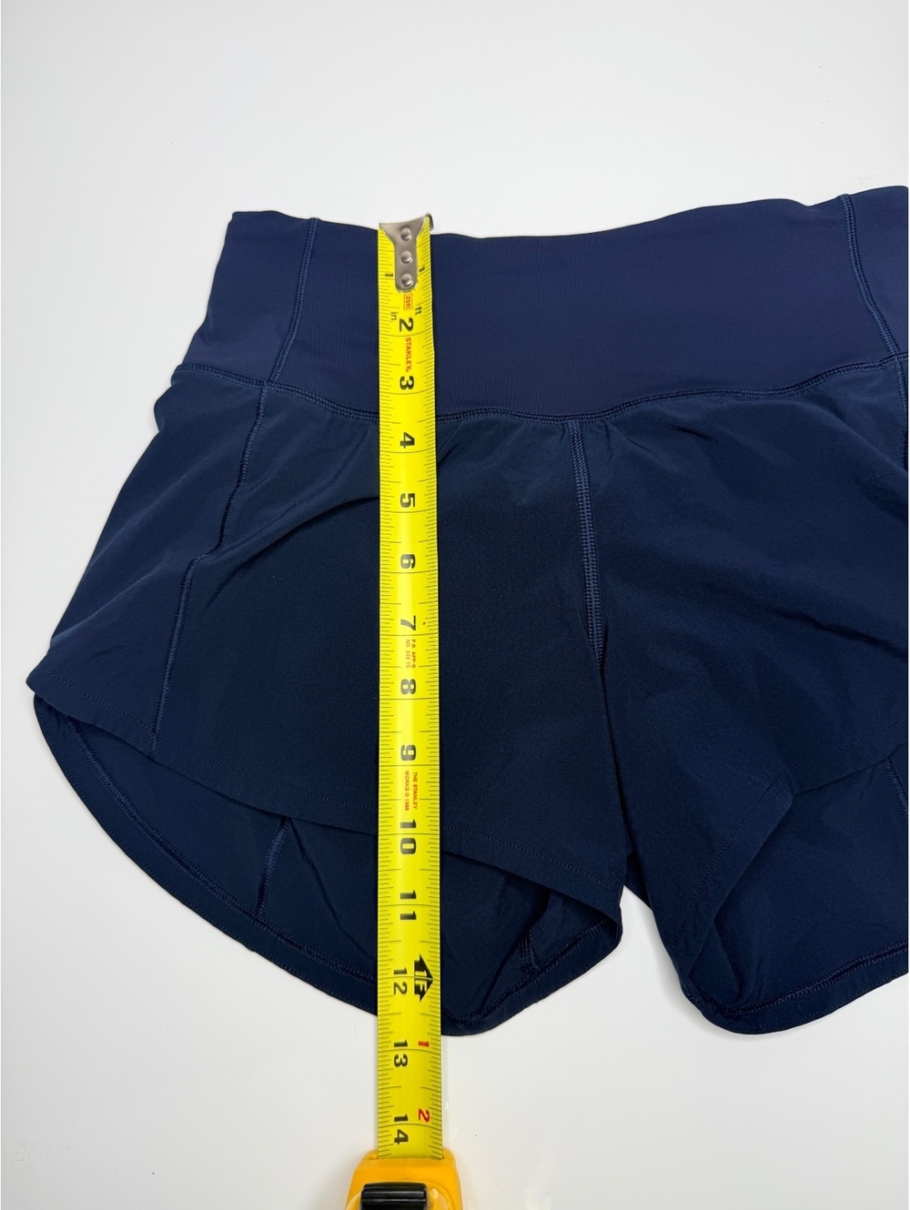 Lululemon Women’s Speed Up Short Long High-Rise 4" Size 0 Tall True Navy - Picture 7 of 7